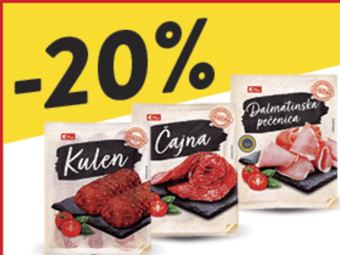 Odabrane K Plus nareške 250g Akcija u trgovini Konzum