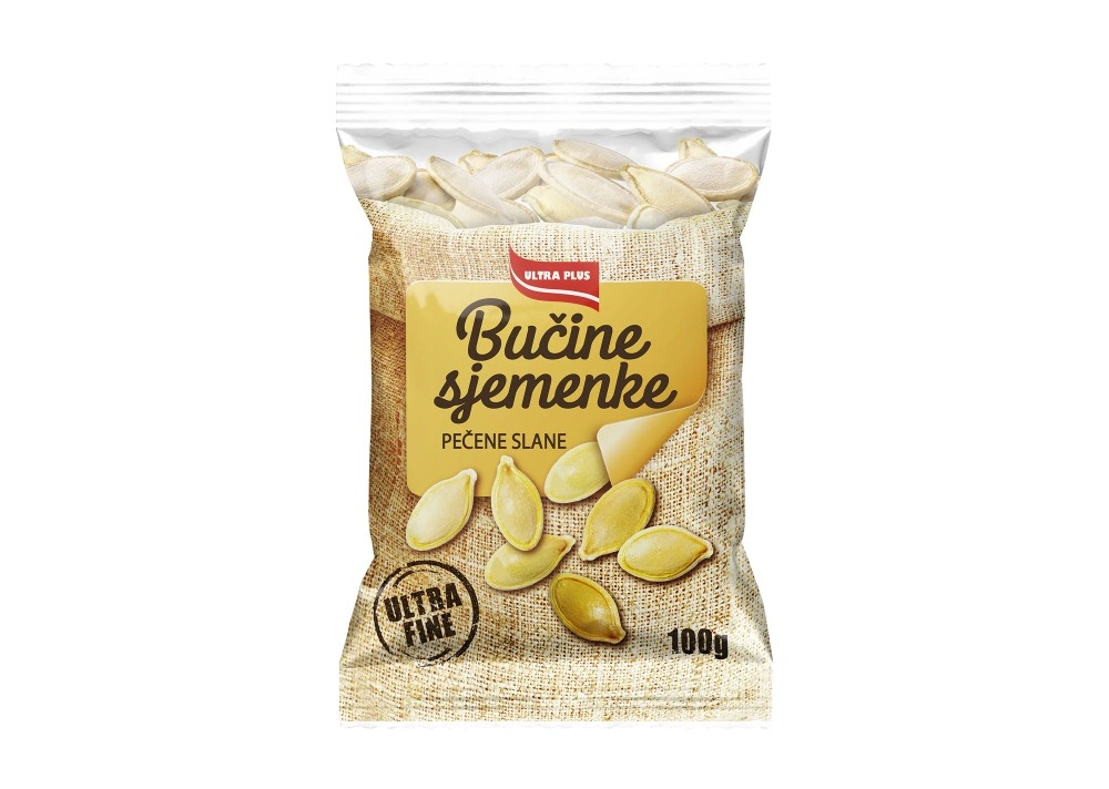Ultra Plus Bučine sjemenke 100 g Akcija u trgovini Ribola