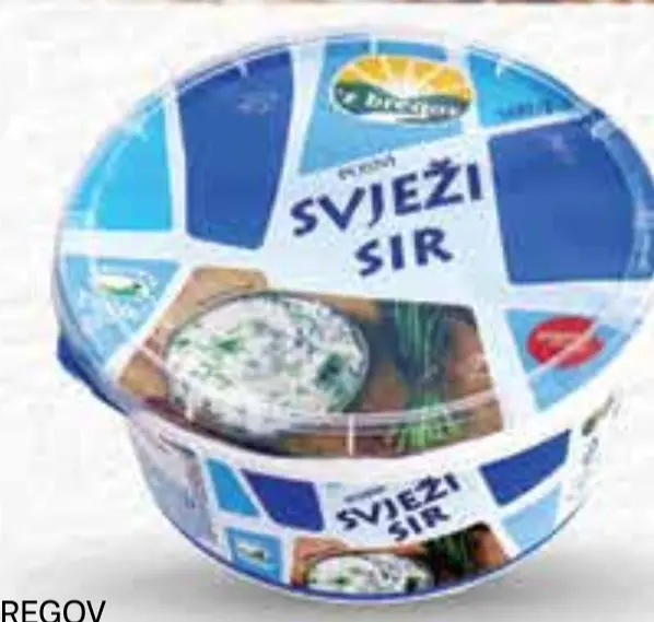 'Z Bregov Svježi sir posni 500 g Akcija u trgovini Plodine