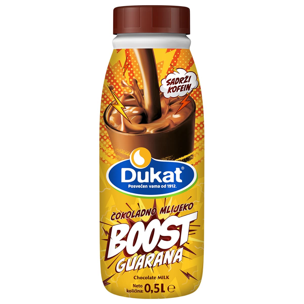 Mlijeko čokoladno Boost Dukat 0,5 l Akcija u trgovini NTL