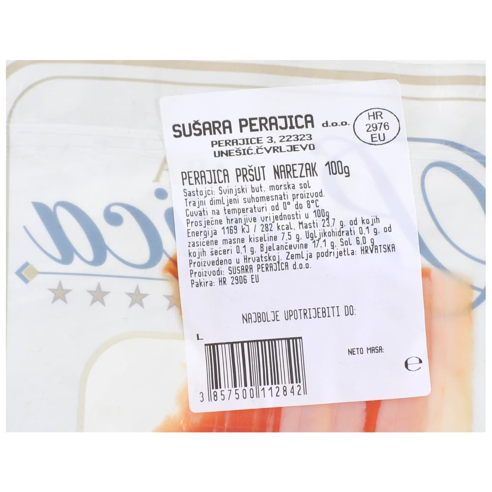 Perajica pršut 100 g Akcija u trgovini Konzum