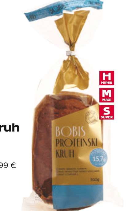 Bobis Kruh proteinski 300 g Akcija u trgovini Tommy