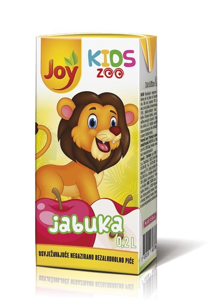 Joy Kids Zoo sok Jabuka, Marelica, Naranča Maraska 0,20 L Akcija u trgovini Vrutak