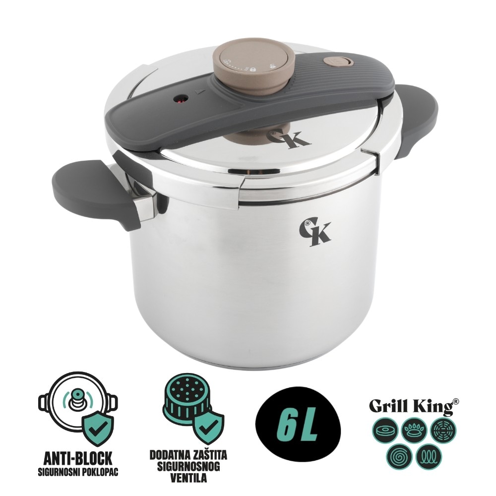 Express lonac Grill King 6 l Akcija u trgovini KTC
