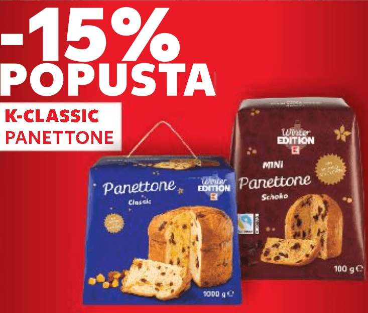 Panettone 1000 g K-Classic - Akcija u trgovini Kaufland