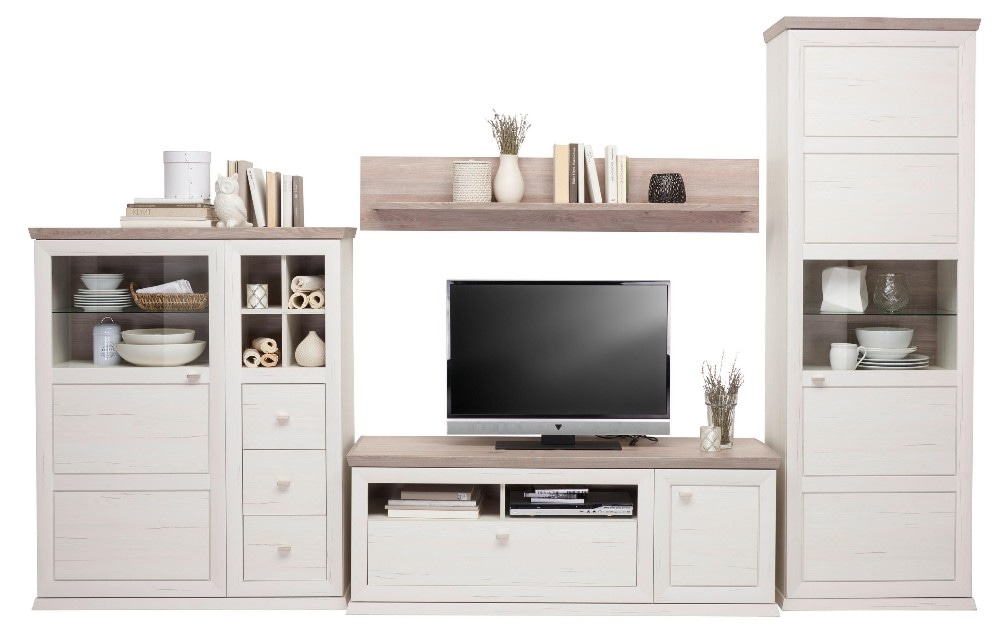 Regal za dnevni boravak Camron 330x209x50 cm HOM'IN Akcija u trgovini Lesnina