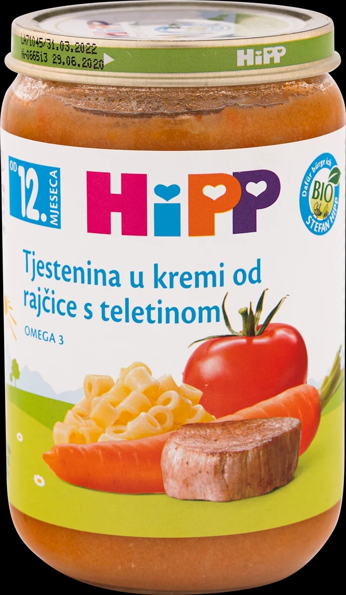 Hipp EKO tjestenina u kremi od rajčice s teletinom 220 g Akcija u trgovini Dm