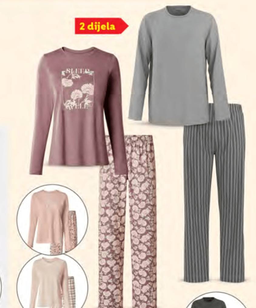 ESMARA/ESMARA MEN pidžama Akcija u trgovini Lidl