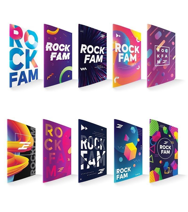 Bilježnice A4 Rock Fam 1 kom Akcija u trgovini Spar