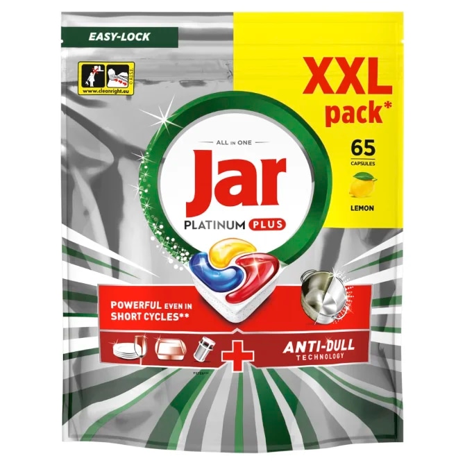 Jar tablete za strojno pranje posuđa Platinum Plus 65 kom Akcija u trgovini Dm