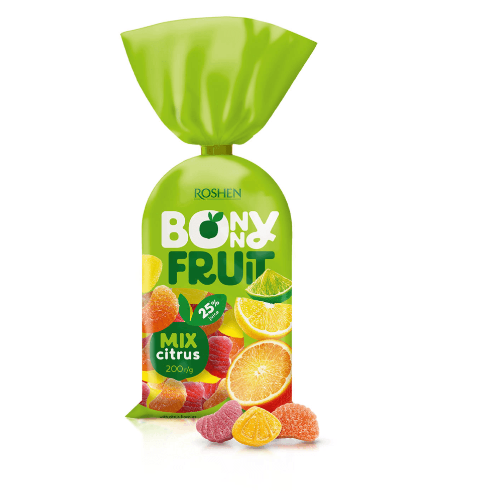 Bomboni žele bobičasto voće Fruit Citrus Bonny 200 g - Akcija u trgovini NTL