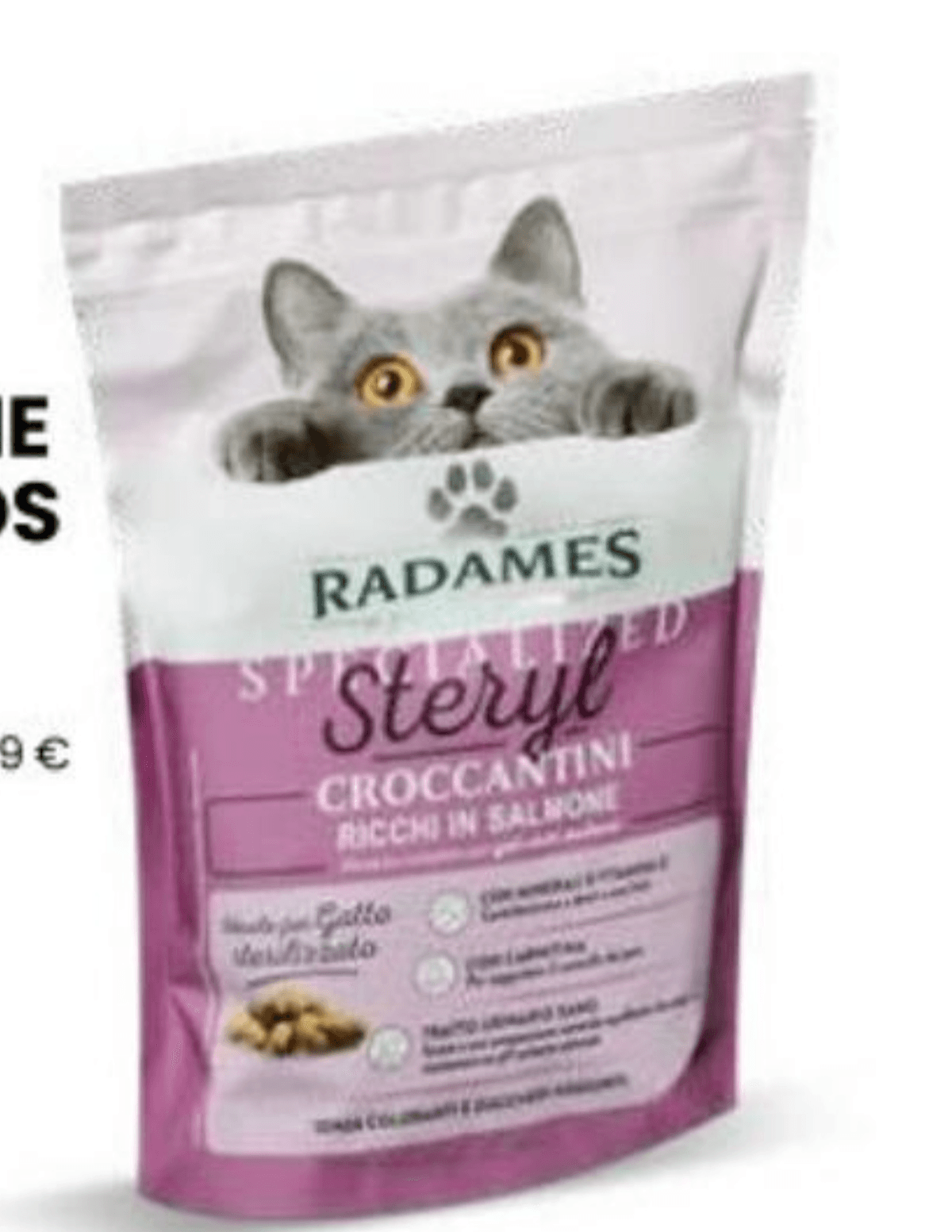 Kroket za sterilizirane mačke 800 g Radames - Akcija u trgovini Eurospin