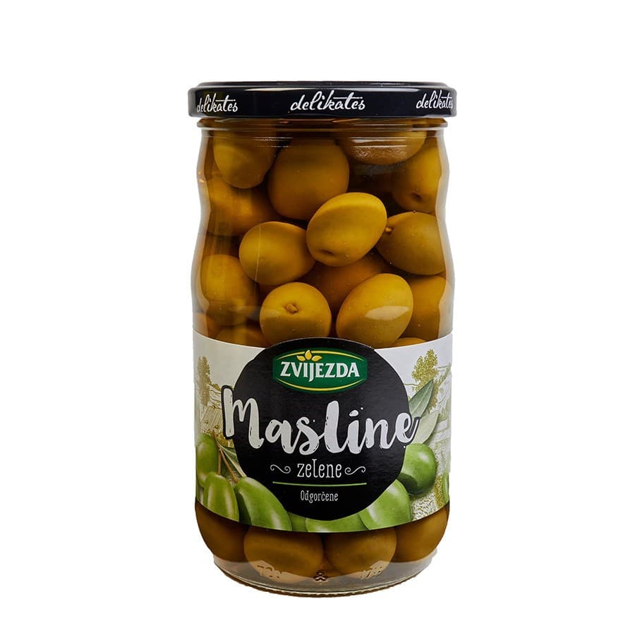 Masline zelene Zvijezda 720 g Akcija u trgovini Bakmaz