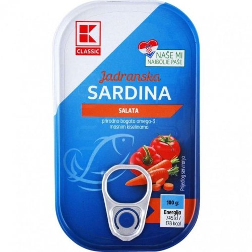 Jadranska sardina 100 g Classic - Akcija u trgovini Kaufland