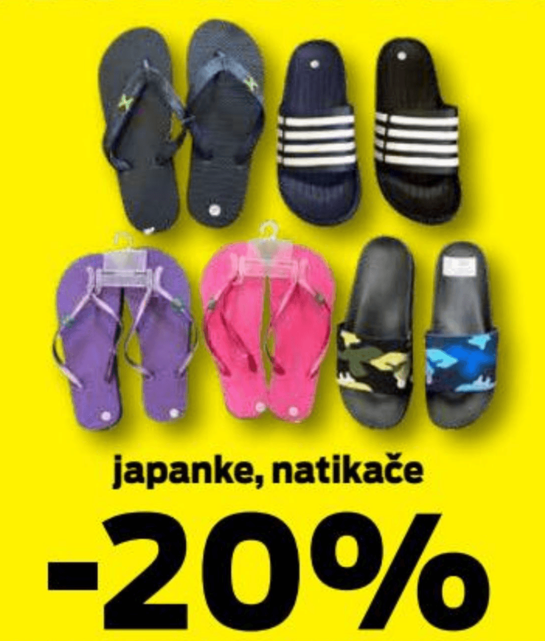 Japanke, natikače Akcija u trgovini Gavranović