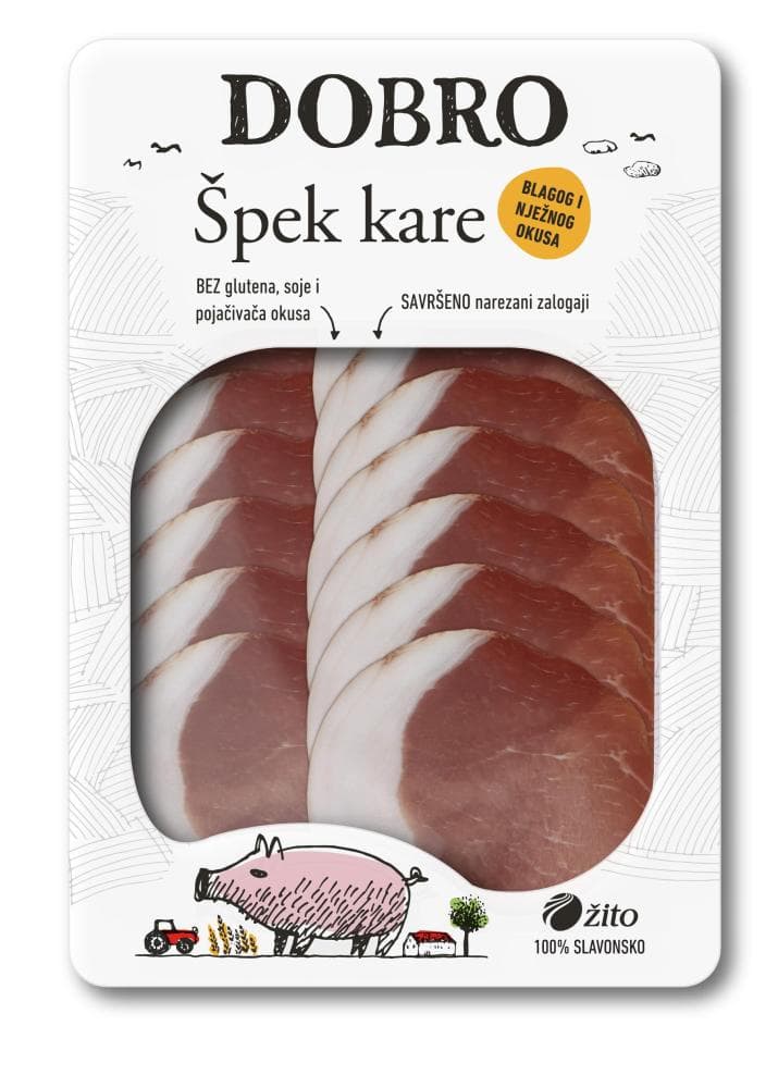 Budola, špek kare 90 g DOBRO Akcija u trgovini Bakmaz