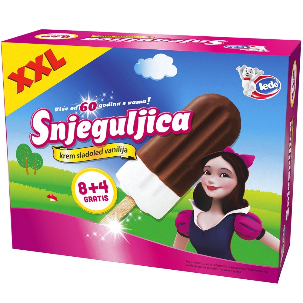 Ledo Sladoled Snjeguljica 12x65 ml - Akcija u trgovini Studenac