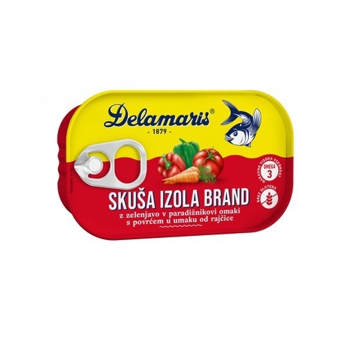 Delemaris skuša Izola brand 125g Delamaris - Akcija u trgovini Konzum