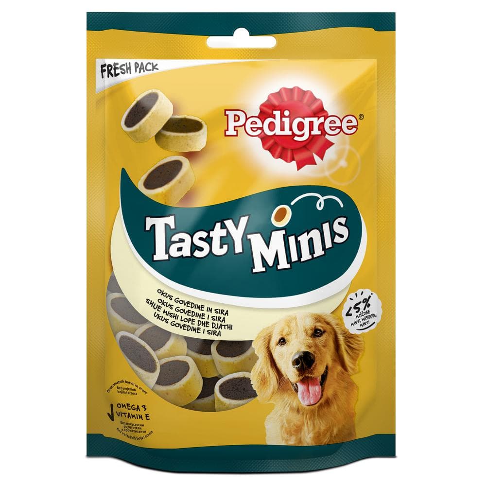 Pedigree Tasty Minis 140 g Akcija u trgovini Zoo City