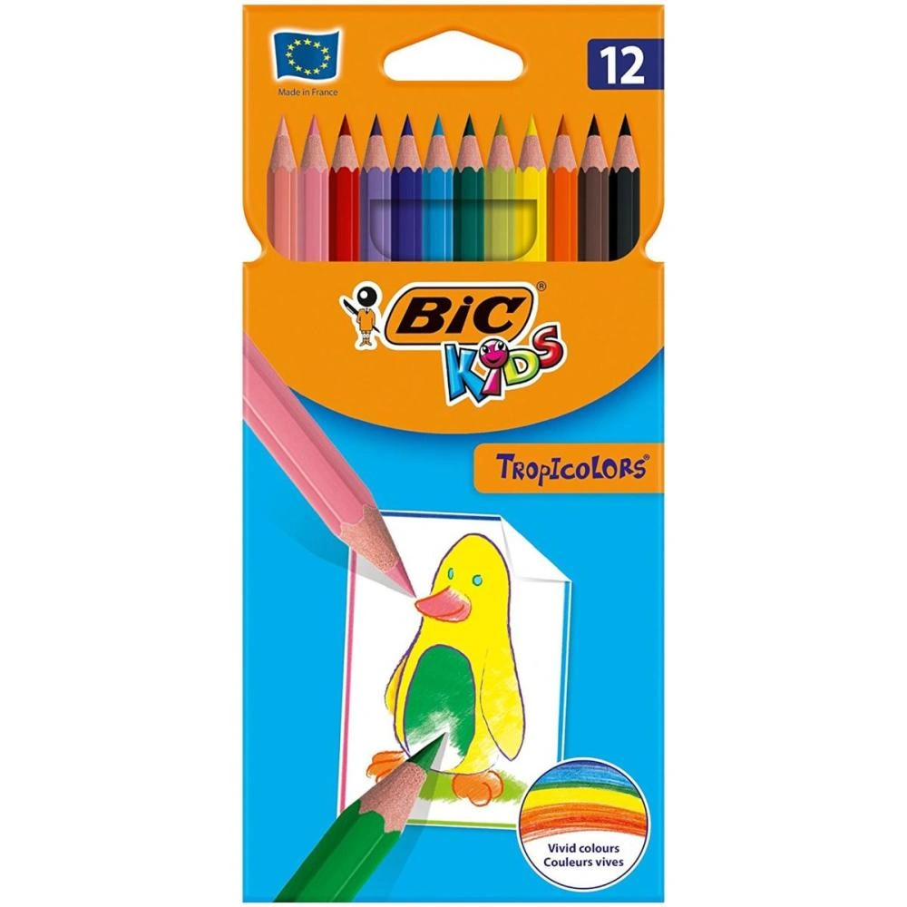 Drvene bojice 12/1 pak BIC KIDS Akcija u trgovini Konzum
