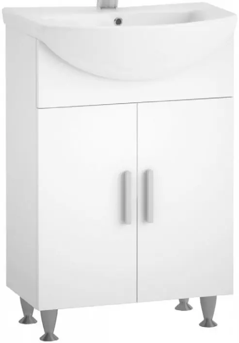 Kupaonski ormarić s umivaonikom 'Picco' 53 x 85 x dub. 30 cm Akcija u trgovini Bauhaus
