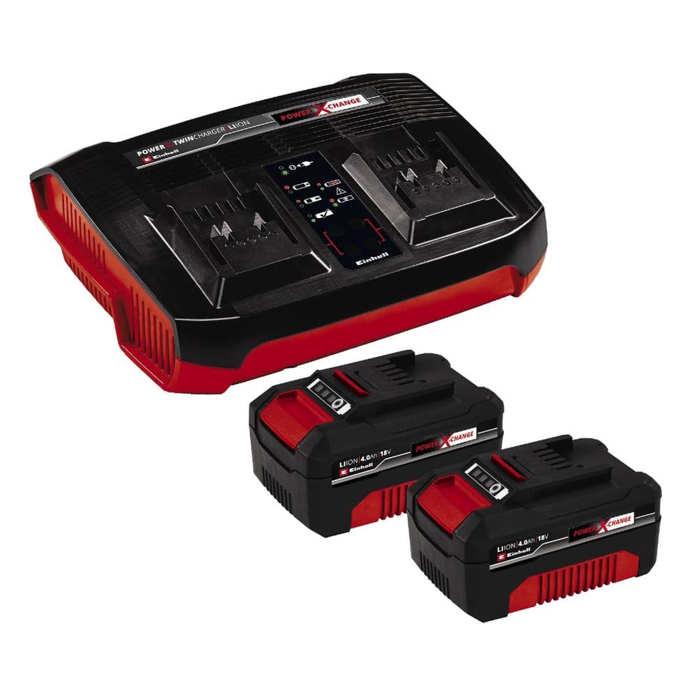 Twincharger Kit 2x 18 V 4,0 Ah Einhell Akcija u trgovini Pevex