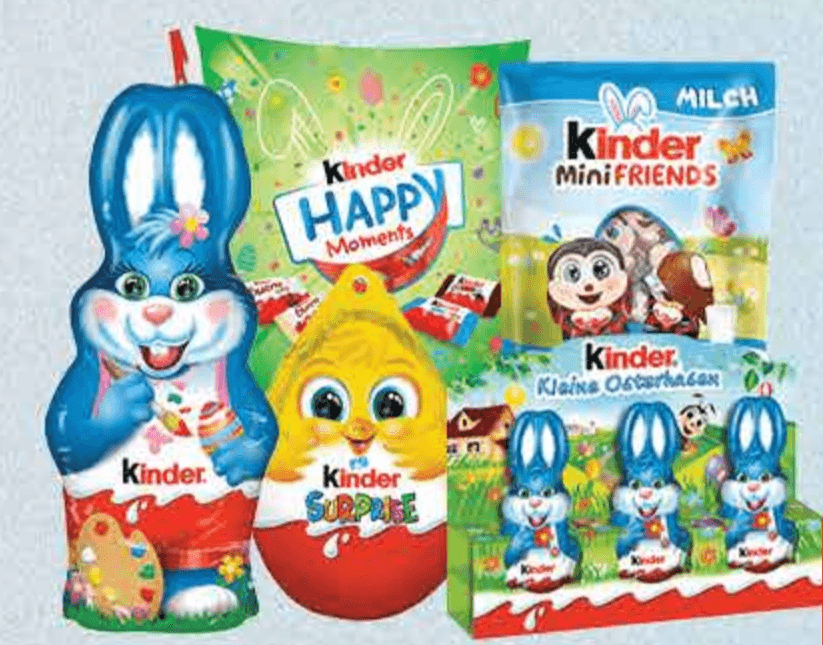 Kinder i Ferrero Uskrsni čokoladni asortiman - Akcija u trgovini Plodine