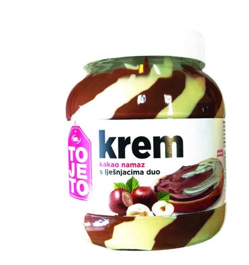 ToJeTo Krem kakao namaz s lješnjacima 750 g Akcija u trgovini NTL