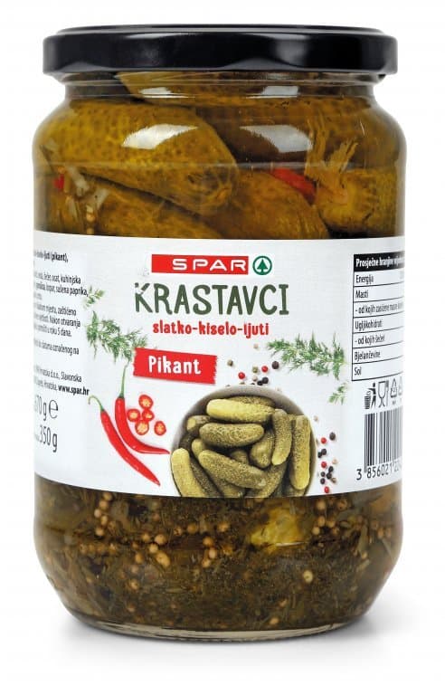 Krastavci pikant Spar 670 g Akcija u trgovini Spar