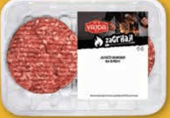 Svježi juneći burger s topljenim sirom 300 g - Akcija u trgovini Plodine