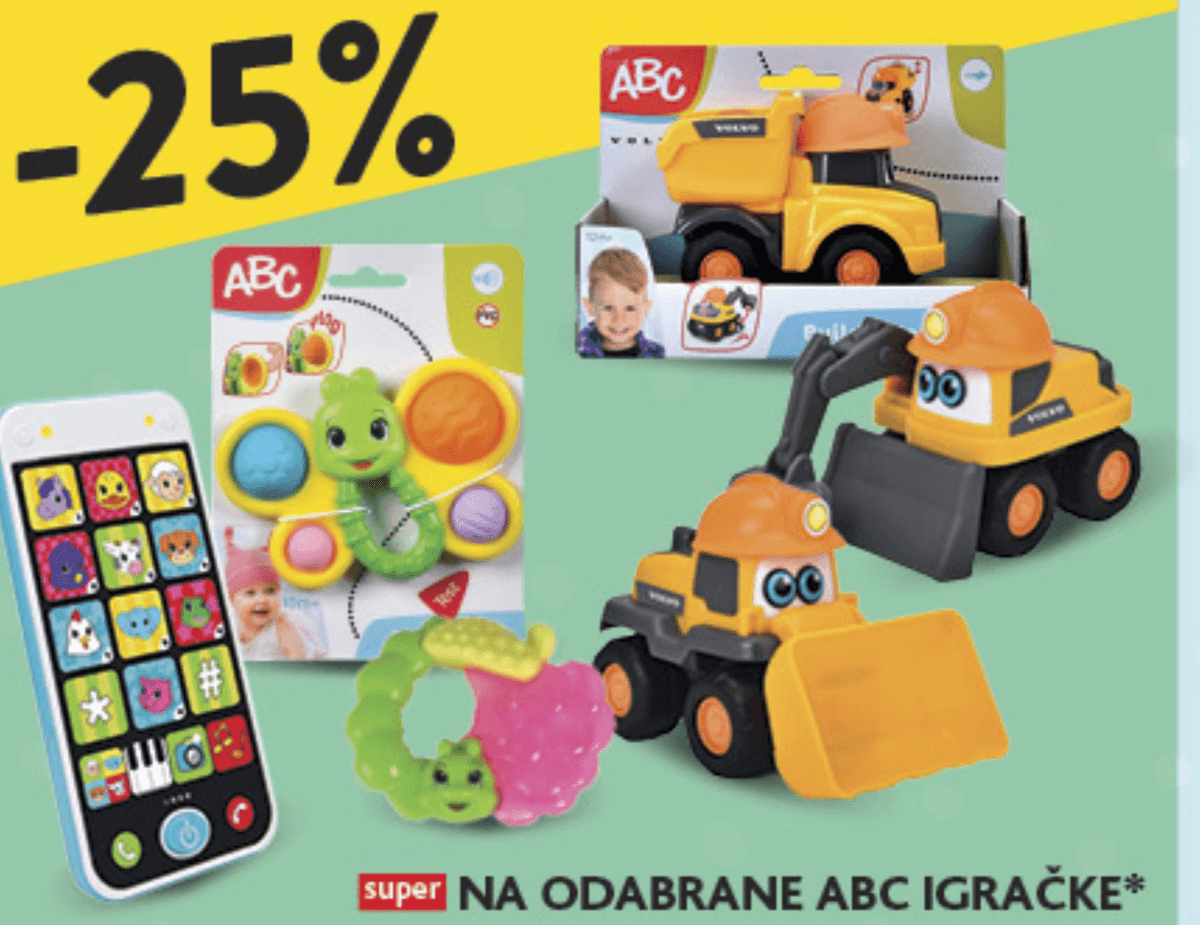 Odabrane ABC igračke - Akcija u trgovini Konzum