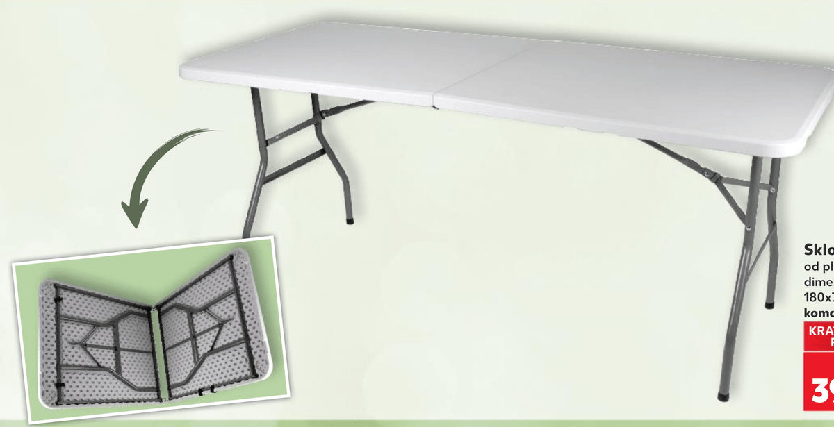 Sklopivi stol - Akcija u trgovini Kaufland