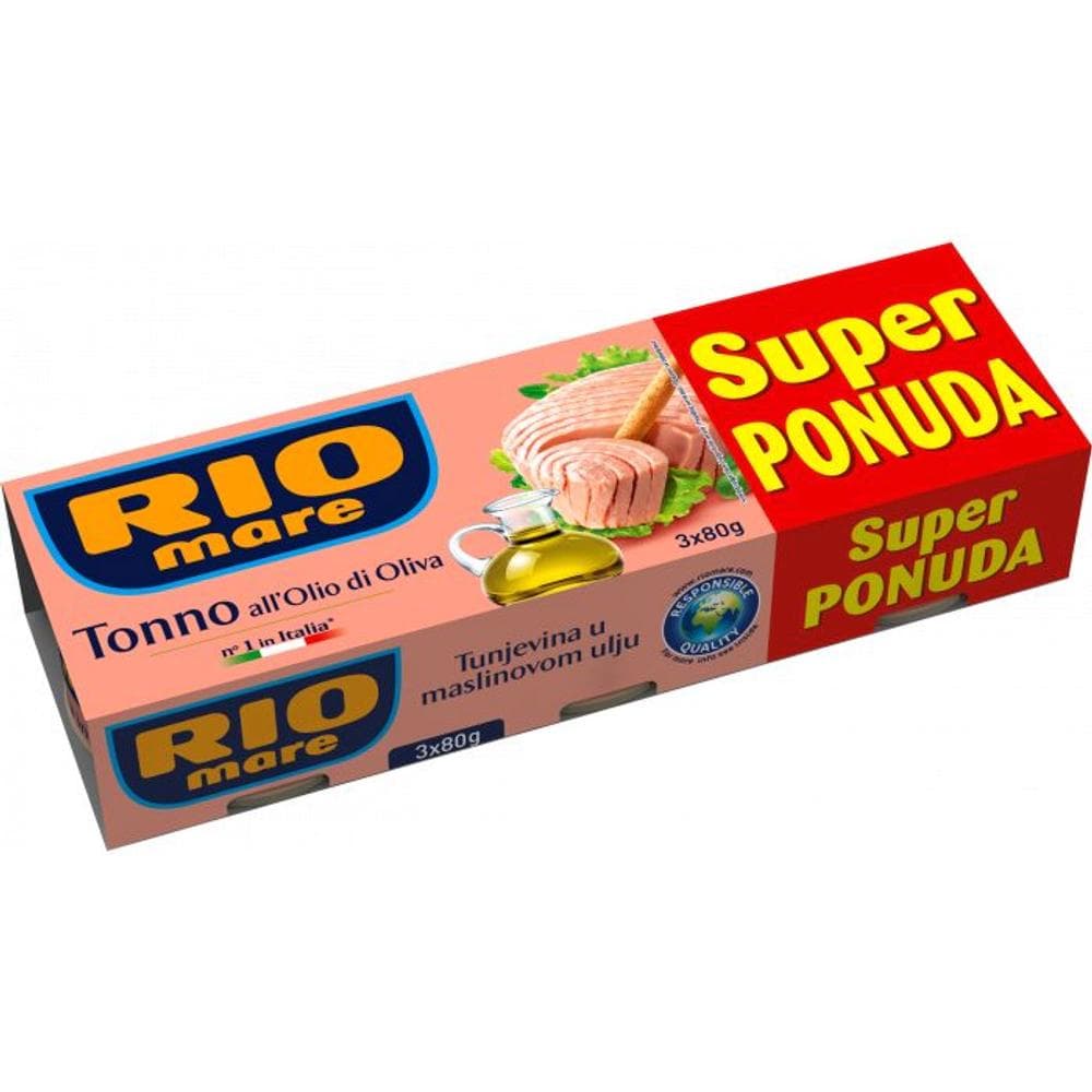 Rio Mare Tuna u maslinovom ulju 3x80g Akcija u trgovini Pivac