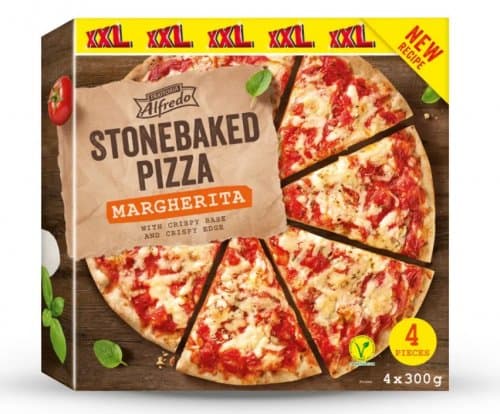 Trattoria Alfredo pizza margherita XXL 4 x 300 g Akcija u trgovini Lidl