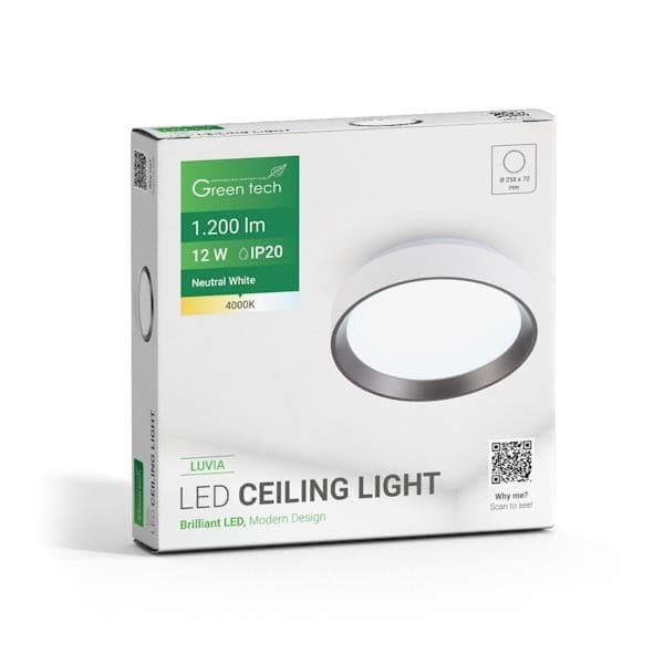 LED plafonjera LUVIA Green tech Akcija u trgovini Pevex