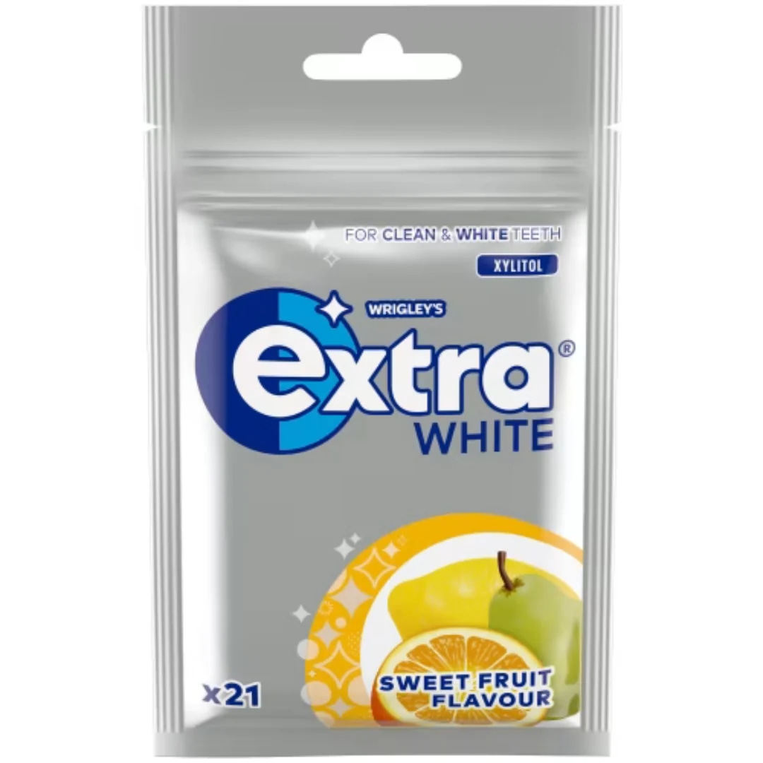 Wrigley's Extra White Sweet Fruit 17,9g - Akcija u trgovini Žabac