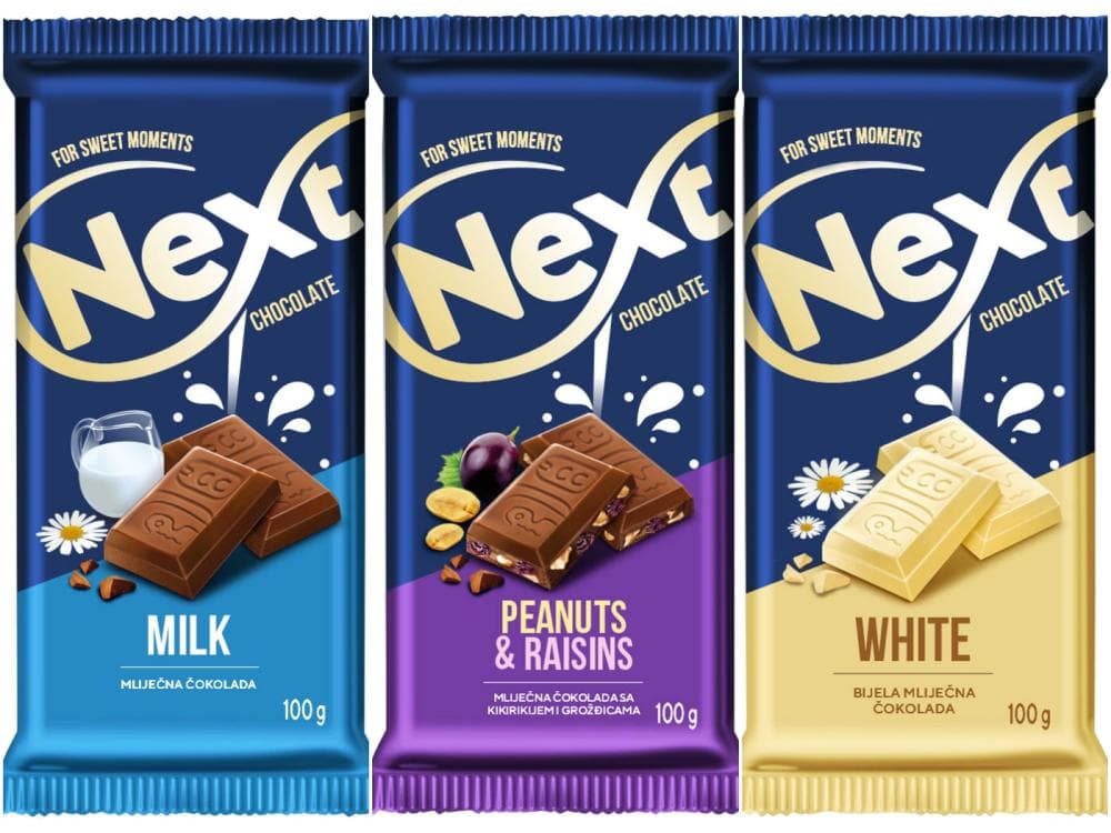 Next čokolada 100 g Akcija u trgovini Plodine