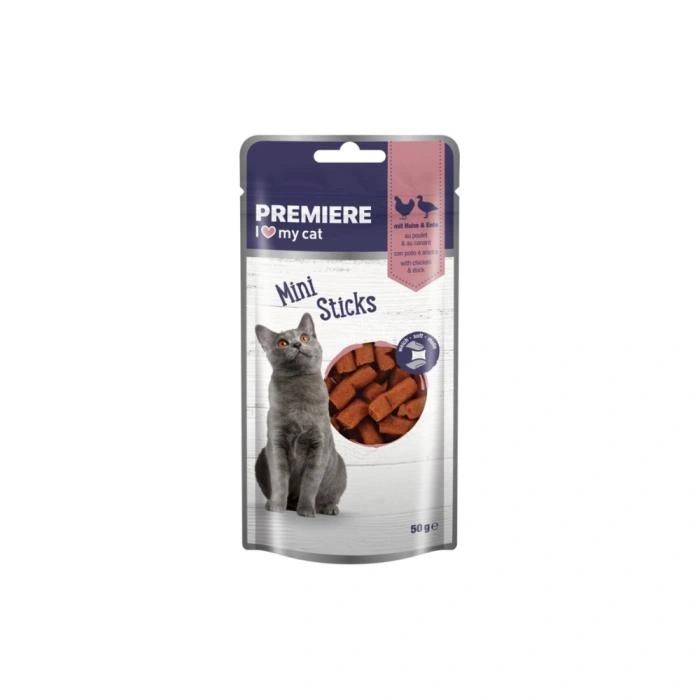 Premiere Mini Sticks piletina i patka 50 g Akcija u trgovini Zoo City