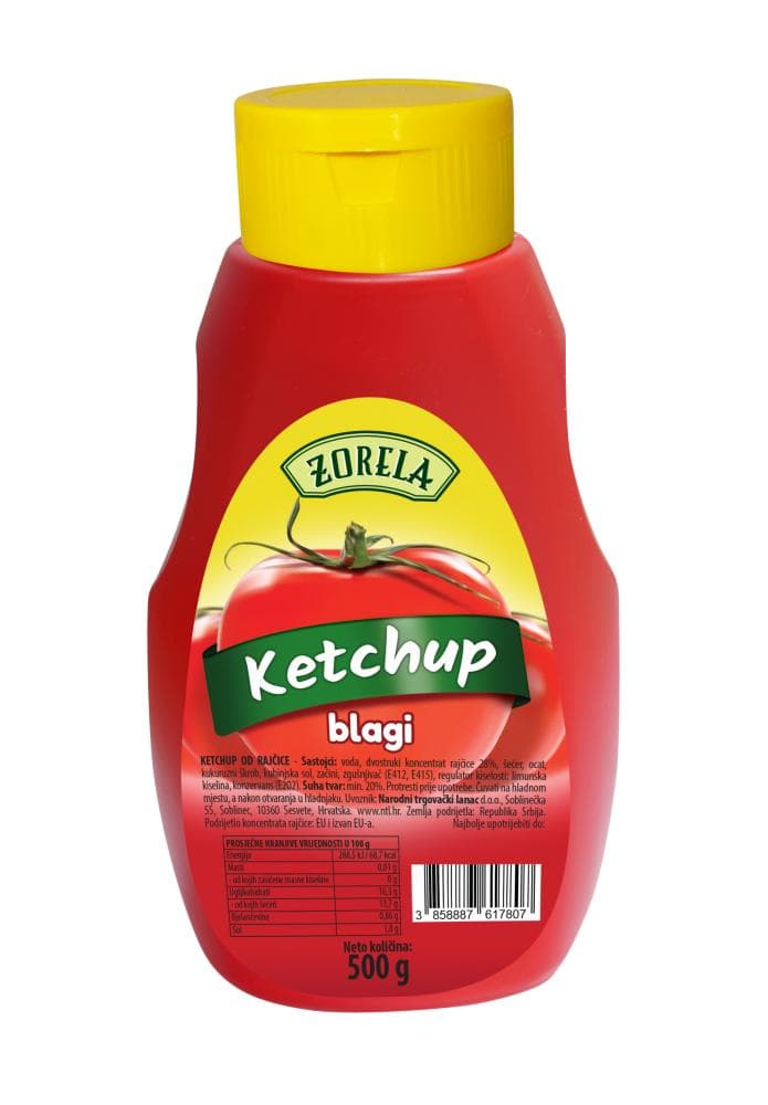 Ketchup Zorela 1 kg Akcija u trgovini Bakmaz