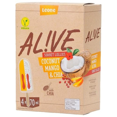 Alive, Leon sladoled 4 x 70 ml Akcija u trgovini Tommy