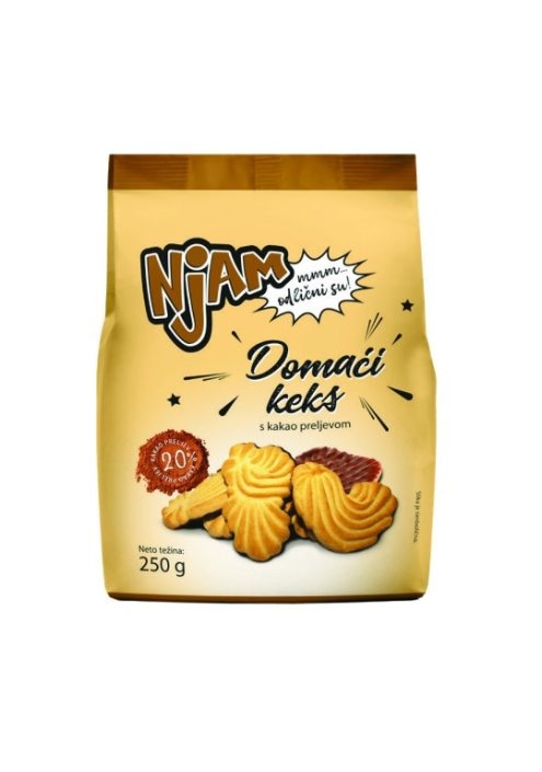 Njam Domaći keks 250 g - Akcija u trgovini Trgovina Krk