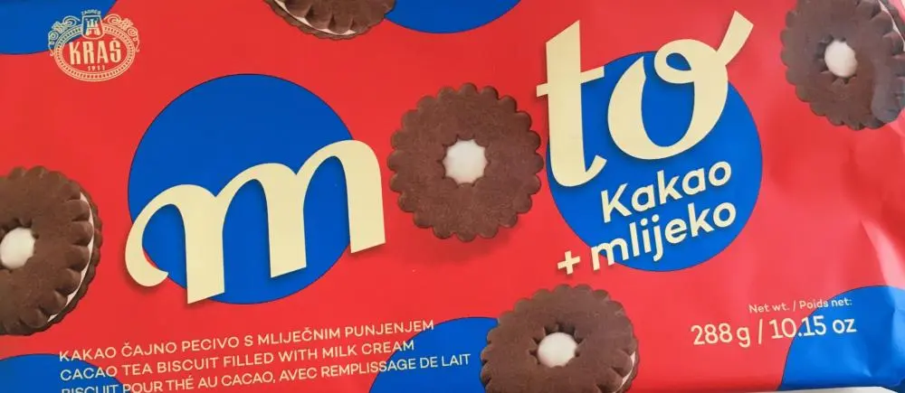 Keks Moto 288 g Kraš Akcija u trgovini NTL
