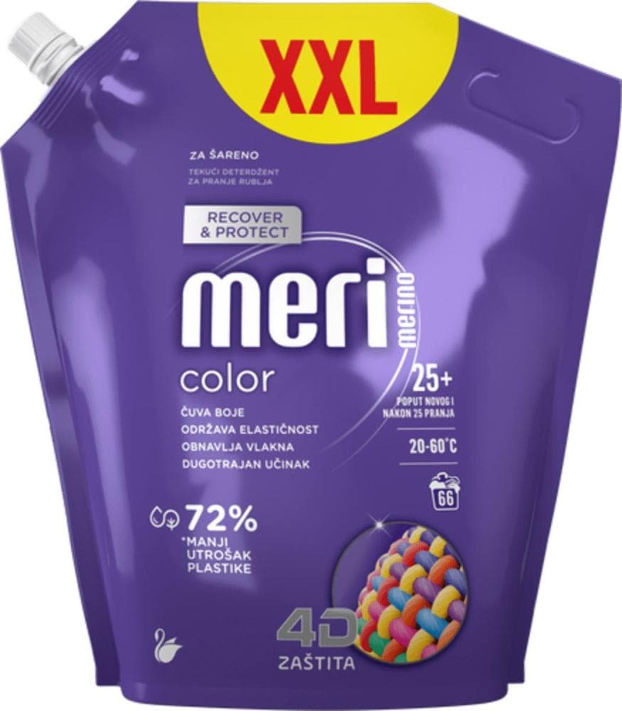 Meri Merino Deterdžent za fino pranje rublja 4 l Akcija u trgovini Plodine