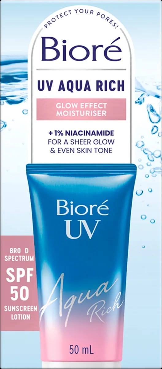 Biore Aqua rich Glow krema 50 ml - Akcija u trgovini Dm