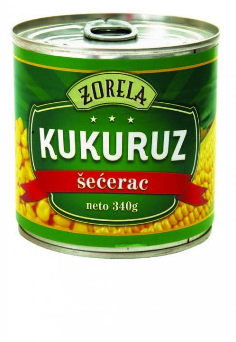 Kukuruz šećerac Zorela 340 g, ocijeđena masa 285 g - Akcija u trgovini Bakmaz