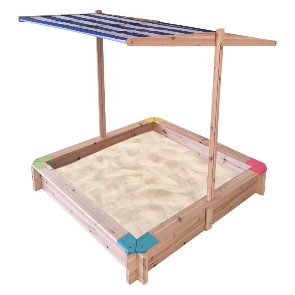 Drveni pješčanik s krovićem - Akcija u trgovini Baby Center
