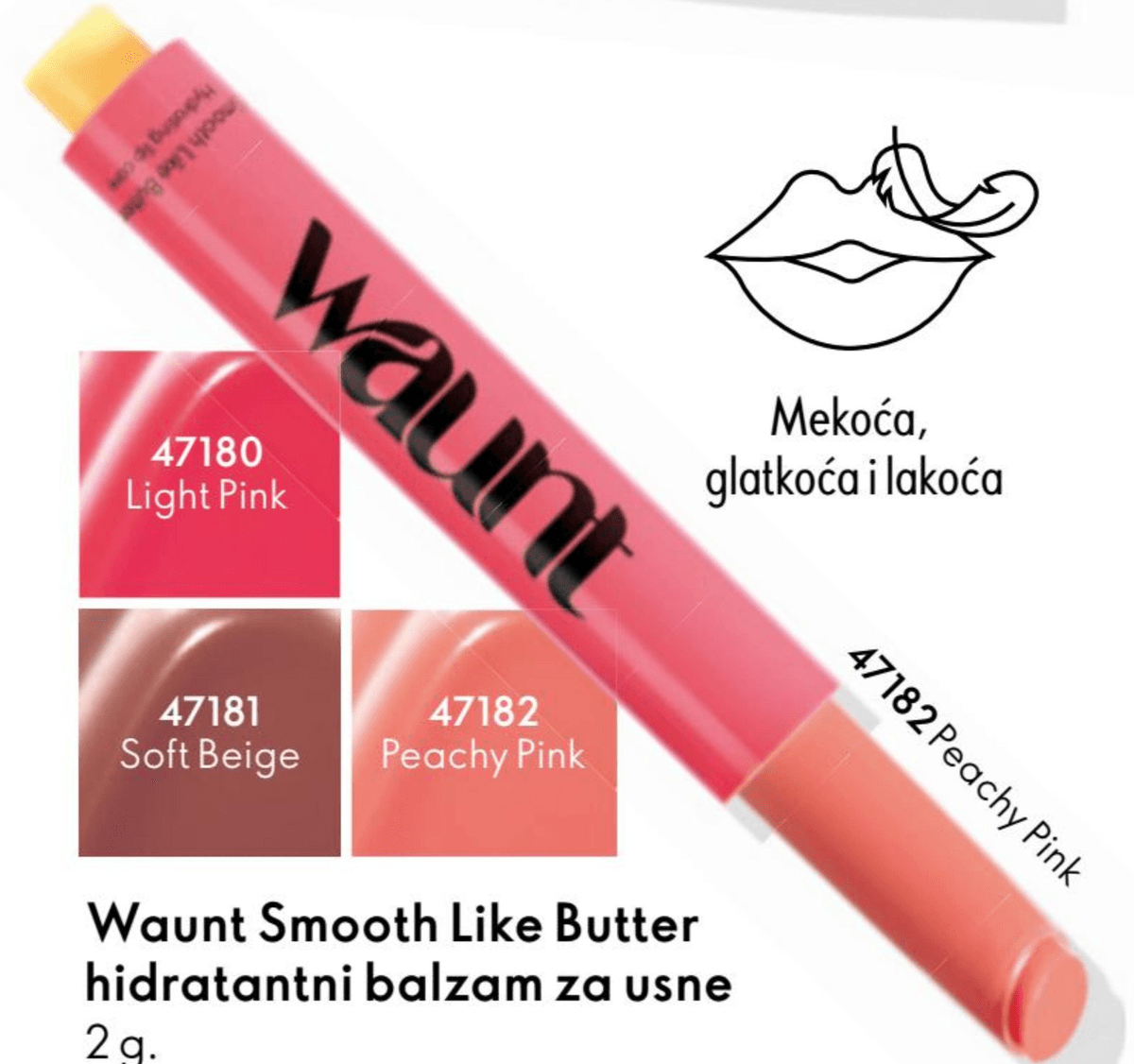 Waunt Smooth Like Butter hidratantni balzam za usne 2 g Akcija u trgovini Oriflame