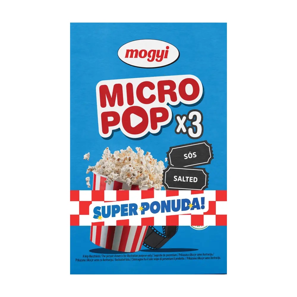 Mogyi kokice za mikrovalnu 900 g (3 x 300 g) - Akcija u trgovini Pevex