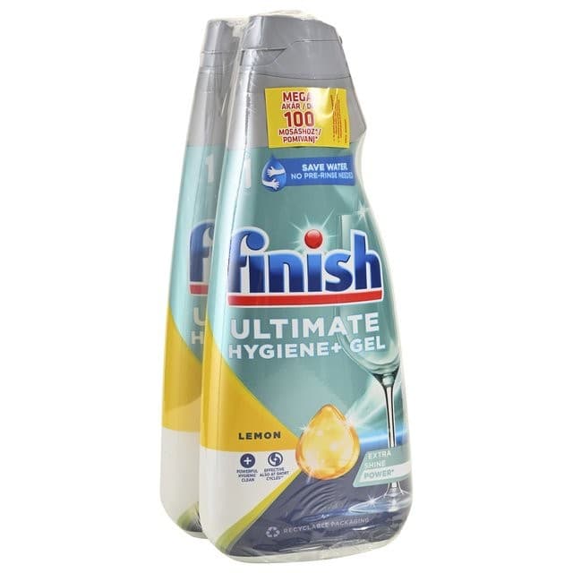 Finish Ultimate gel za strojno pranje posuđa Lemon 2x1 l Akcija u trgovini Dm