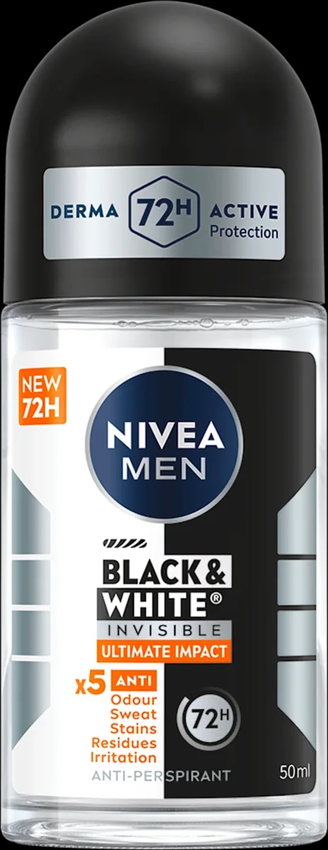 Nivea Deodorant roll-on Pure invisible / Men silver protect/ Men invisible black & white 50ml - Akcija u trgovini Pivac